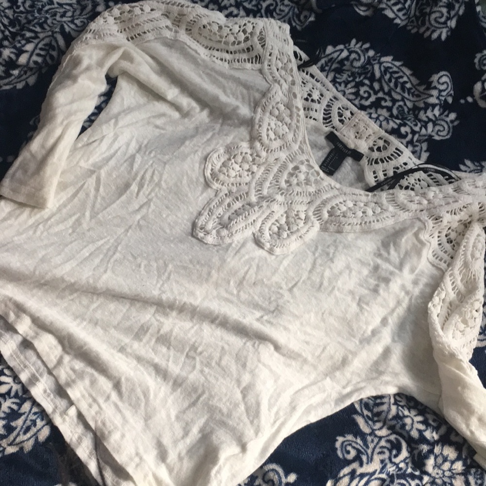 Embroidered Forever 21 top